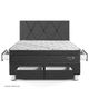 dormitorio con cajones pocket star loft charcoal 2 plazas