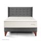 dormitorio europeo royal crown gold gris 2 plazas