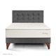 dormitorio europeo royal crown gris 2 plazas