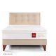 dormitorio europeo royal prince flexible champagne 1.5 plazas