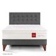 dormitorio europeo royal prince flexible gris queen