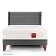 dormitorio europeo royal prince gold flexible gris queen