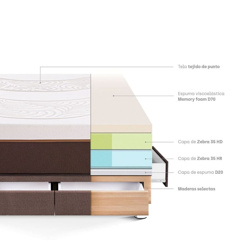 Cama-Royal-Abrazzo-con-cajones-Chocolate-|-2-plazas