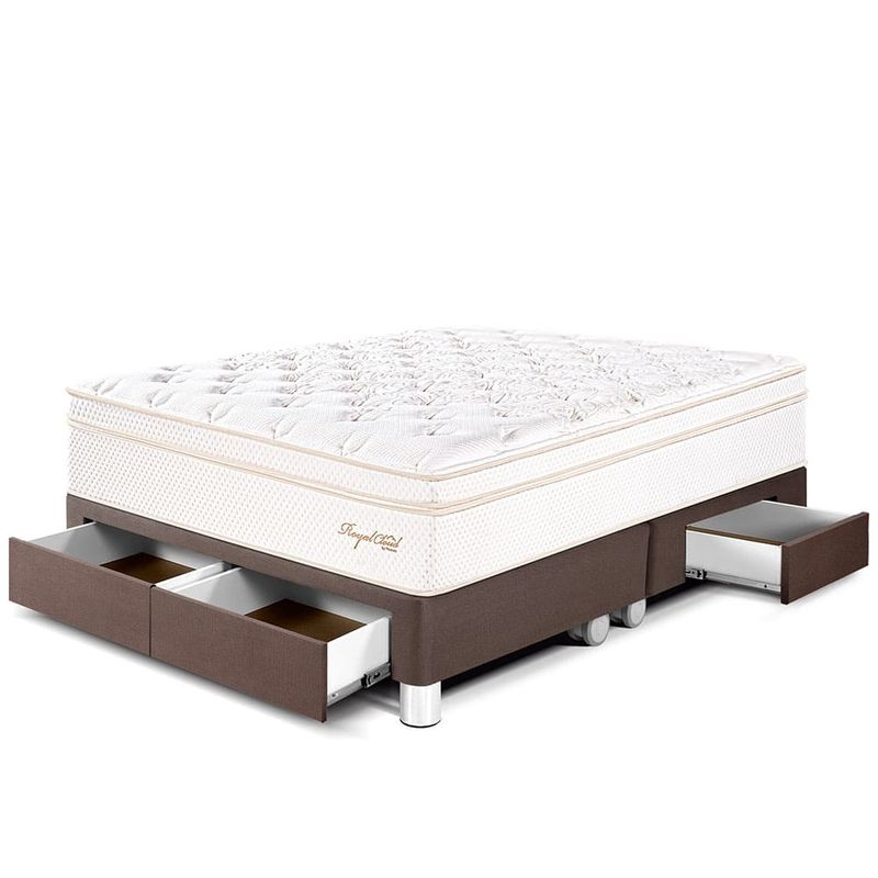 Cama-con-Cajones-Royal-Cloud-Chocolate-|-King