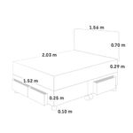 Dormitorio-con-cajones-Royal-Abrazzo-Blocks-Gris-|-Queen