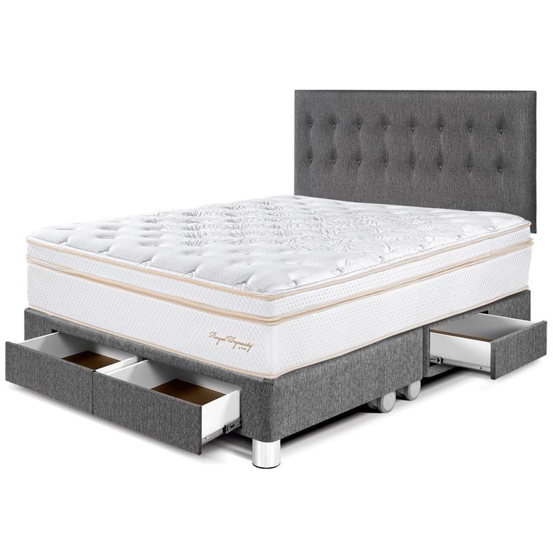 Dormitorio-con-Cajones-Royal-Dynasty-Gris-|-King