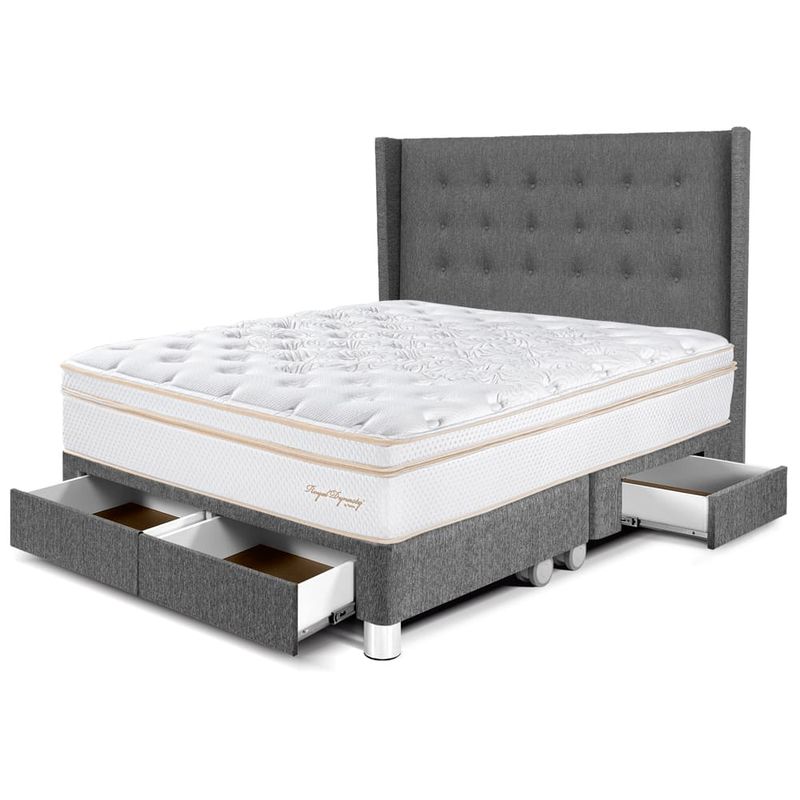 Dormitorio-con-Cajones-Royal-Dynasty-Gold-Gris-|-Queen