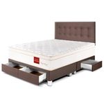 Dormitorio-con-cajones-Royal-Prince-Flexible-Chocolate-|-Queen