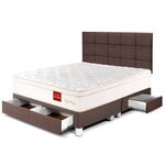 Dormitorio-con-cajones-Royal-Prince-Flexible-Blocks-Chocolate-|-Queen