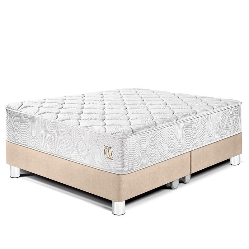 Cama-Pocket-Max-Champagne-|-Queen