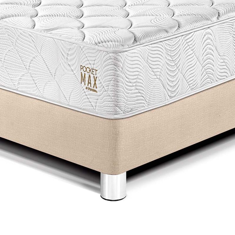 Cama-Pocket-Max-Champagne-|-Queen