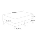 Cama-Europea-Pocket-Max-Charcoal-|-Queen