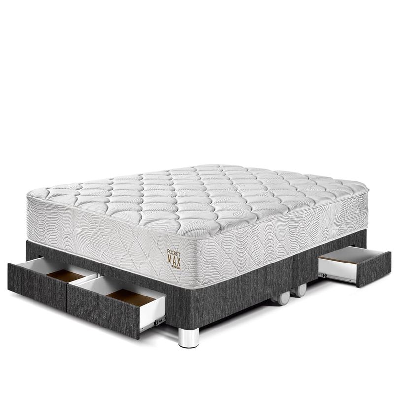Cama-con-Cajones-Pocket-Max-Charcoal-|-Queen