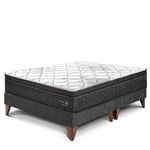 Cama-Europea-Pocket-Star-Charcoal-|-King