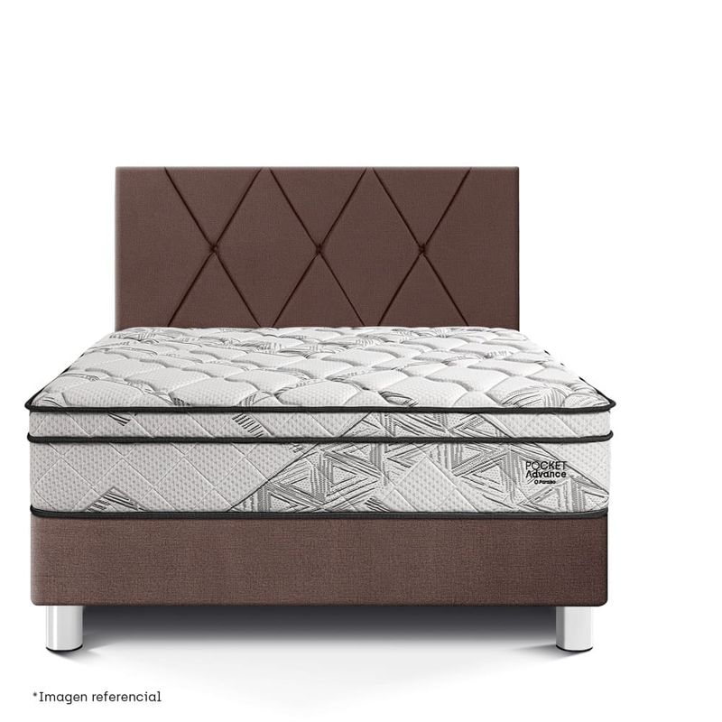 Dormitorio-Pocket-Advance-Chocolate-|-2-plazas