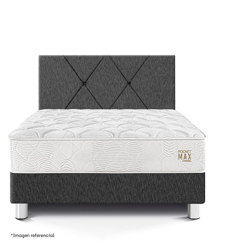 Dormitorio-Pocket-Max-Charcoal-|-1.5-plazas
