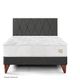 Dormitorio Europeo Pocket Max Charcoal | King