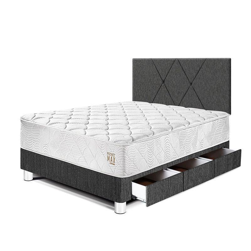 Dormitorio-con-Cajones-Pocket-Max-Charcoal-|-1.5-plazas