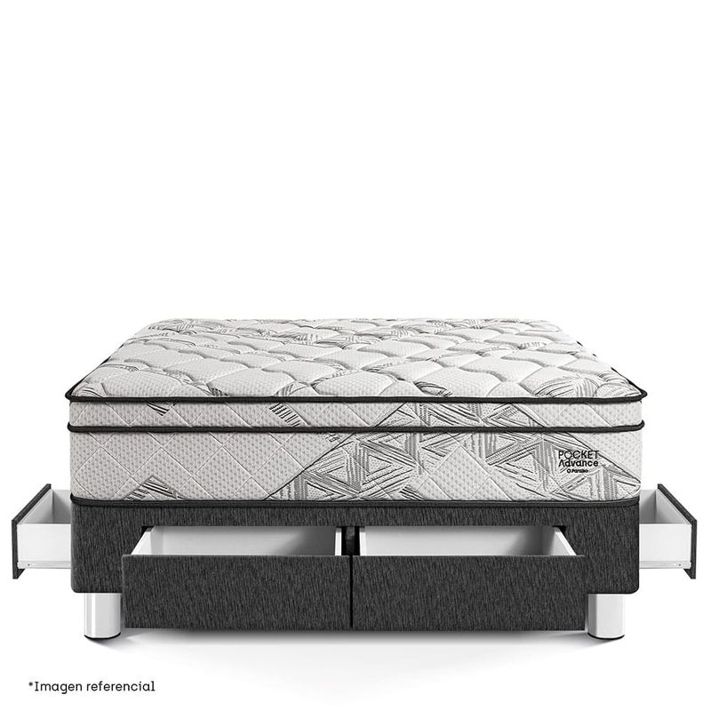 cama-cajones-pocket-advance-charcoal-queen