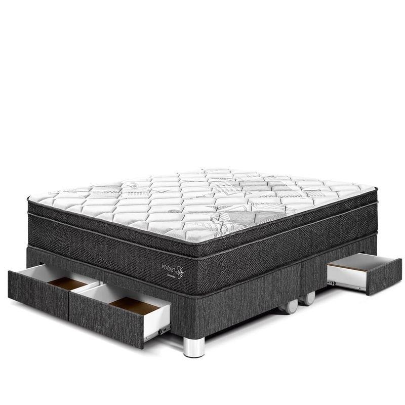 Cama-con-Cajones-Pocket-Star-Charcoal-|-Queen