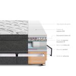 Cama-con-Cajones-Pocket-Star-Charcoal-|-King