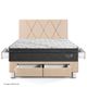 Dormitorio con Cajones Pocket Star Champagne | 2 plazas