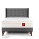 dormitorio europeo royal prince gold firme gris 1.5 plazas