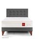 dormitorio europeo royal prince firme gris 2 plazas