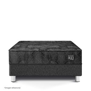 Cama Pocket Max Black | 1.5 plazas
