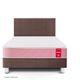 dormitorio medallon chocolate 1.5 plazas