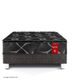 cama super star negro acero queen