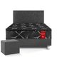 set dormitorio super star negro king charcoal puff chico