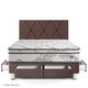Dormitorio con Cajones Pocket Advance Chocolate 2 plazas