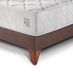 Cama Europea Pocket Max Chocolate | 2 plazas