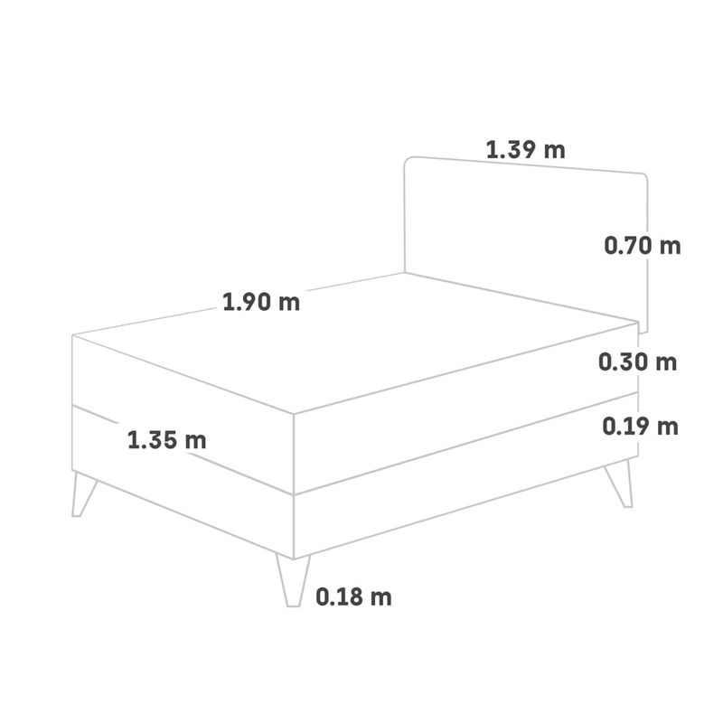 Dormitorio-Europeo-Pocket-Star-Chocolate-|-2-plazas