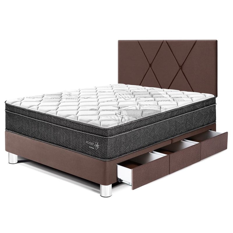 Dormitorio-con-Cajones-Pocket-Star-Chocolate-|-1.5-plazas