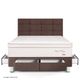 Dormitorio Royal Prince con cajones Blocks Firme 2 plazas