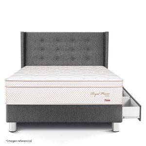 Dormitorio con Cajones Royal Prince Gold Firme | 1.5 plazas