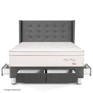 Dormitorio con Cajones Royal Prince Gold Firme | 2 plazas