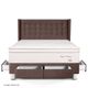 Dormitorio Royal Prince con cajones Gold Firme King