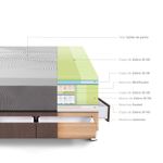 Cama con Cajones Royal Balanzze Chocolate | 2 plazas