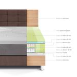 Dormitorio Royal Balanzze Blocks Chocolate Queen