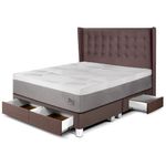 Dormitorio con Cajones Royal Balanzze Gold Chocolate | King