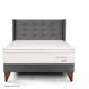 Dormitorio Europeo Royal Prince Gold Flexible Gris | 1.5 plazas