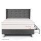 Dormitorio Royal Prince con cajones Gold Flexible Gris | 1.5 plazas