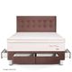 Dormitorio con Cajones Royal Prince Firme Chocolate | Queen