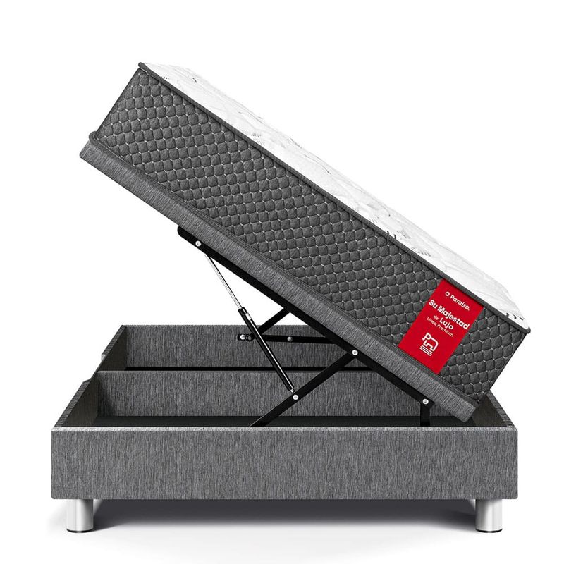 Dormitorio Boxet Blocks Su Majestad Gris | 2 plazas