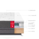 Cama Boxet Su Majestad Gris | Queen