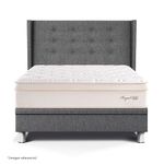 Dormitorio Boxet Gold Royal Cloud Gris | 1.5 plazas
