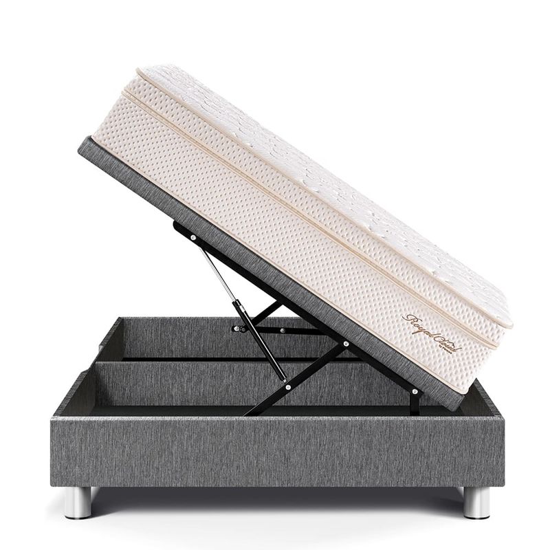 Dormitorio Boxet Blocks Royal Cloud Gris | Queen